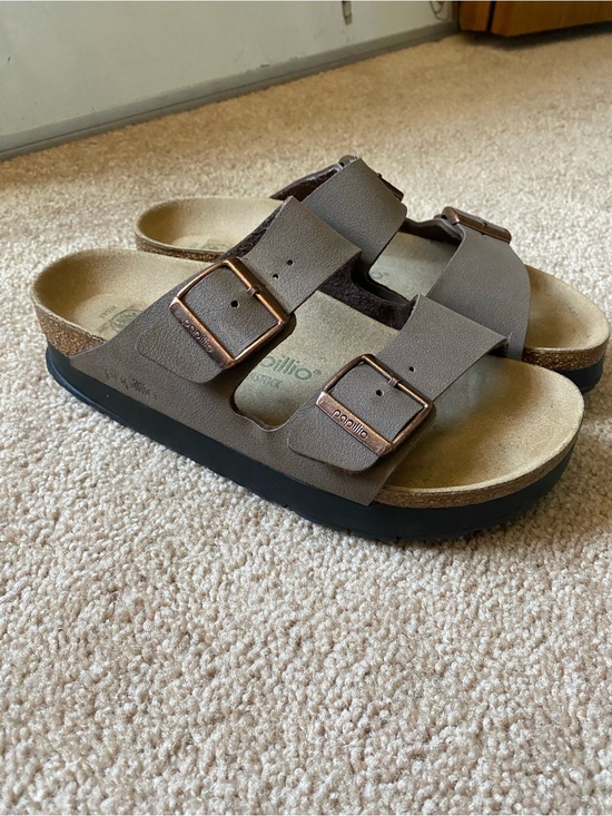 Birkenstock Shoes - Birkenstock Papillio Brown Sandals 39